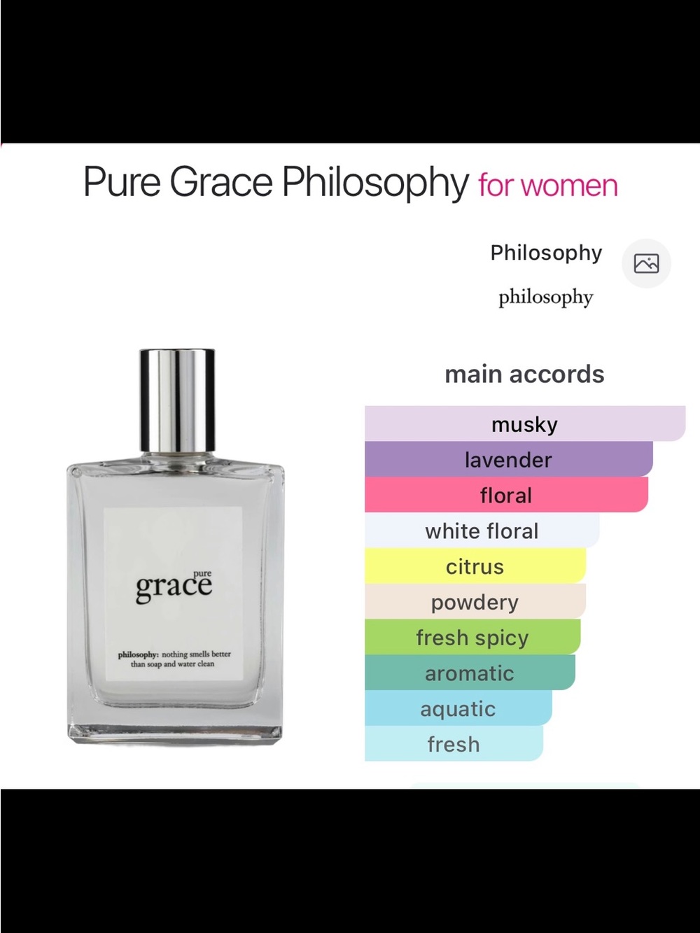 Philosophy's Pure Grace EDP (4 fl oz)